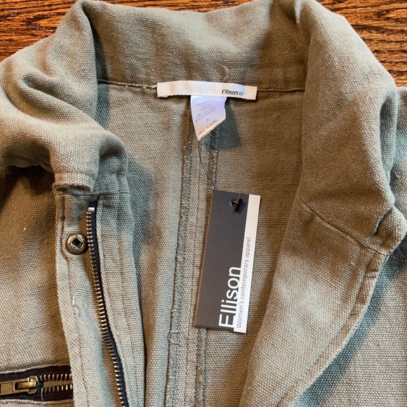 Army Green Ellison Apparel Small Jacket - Picture 2 of 8